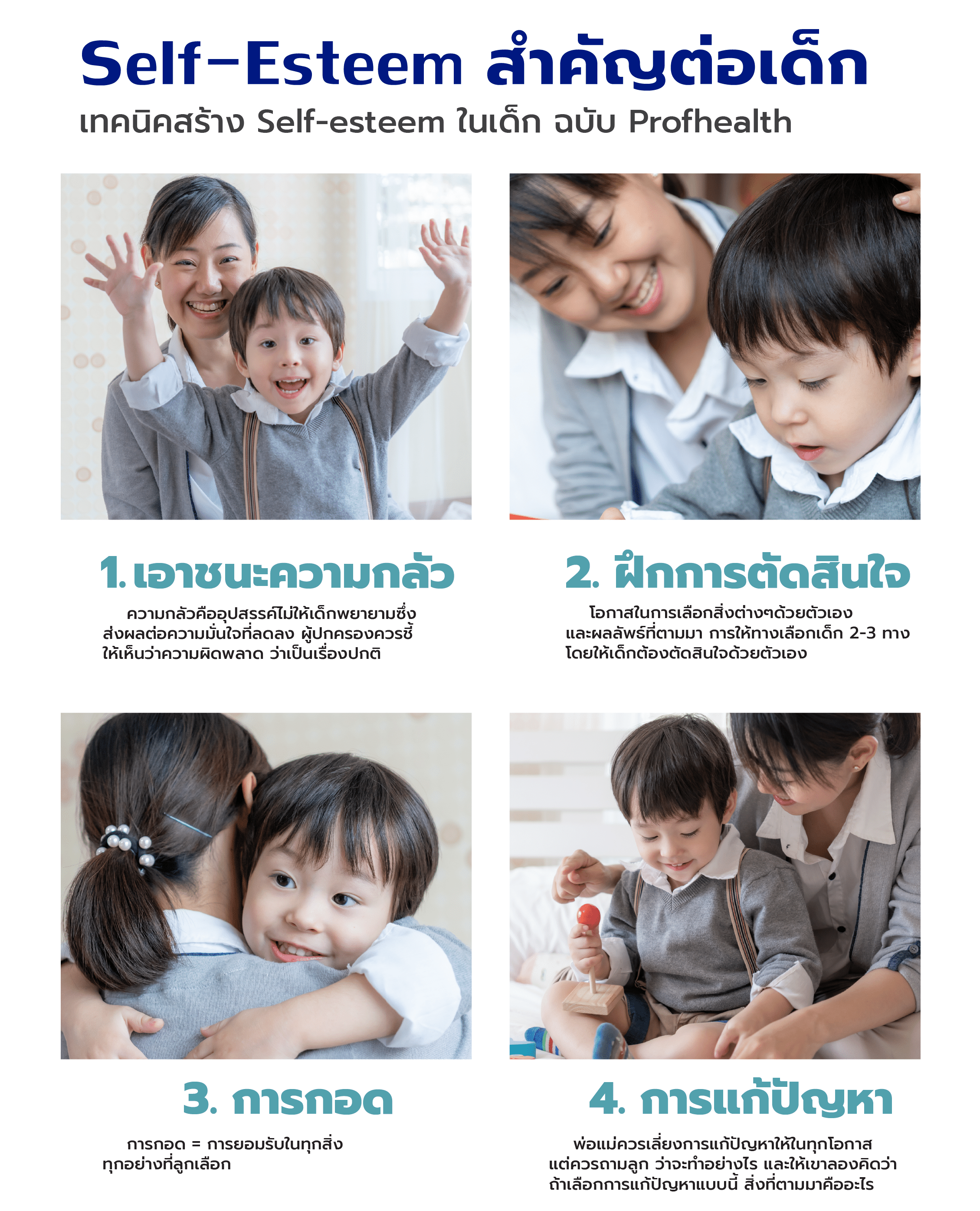 เทคนิคการสร้าง self-esteem ในเด็ก ตามฉบับ Profhealth
